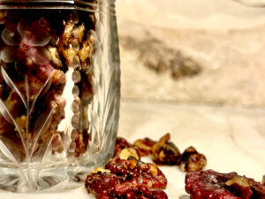 Glazed Red Walnuts