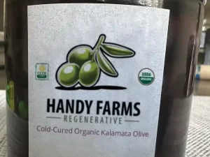 Cold Cured Organic Kalamata Olives